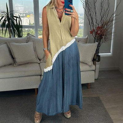 Stefania - Abito maxi senza maniche