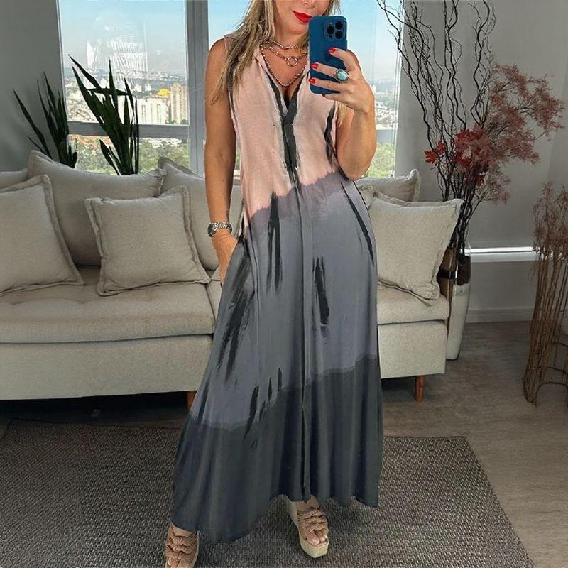 Stefania - Abito maxi senza maniche