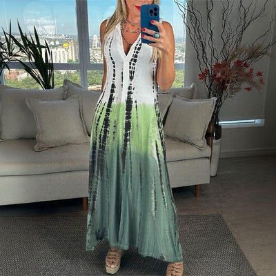 Stefania - Abito maxi senza maniche