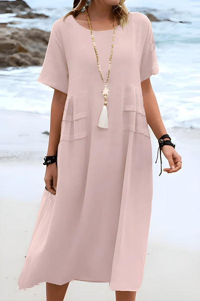 Liana – Abito midi a maniche corte