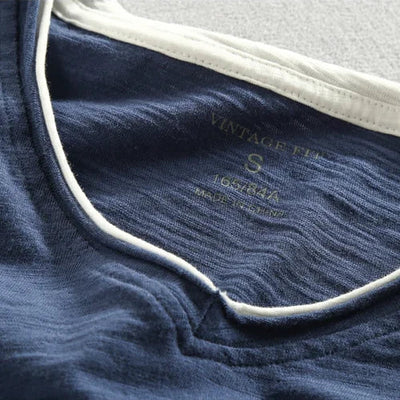 Gianluca - La T-shirt in Cotone a Maniche Lunghe Essenziale