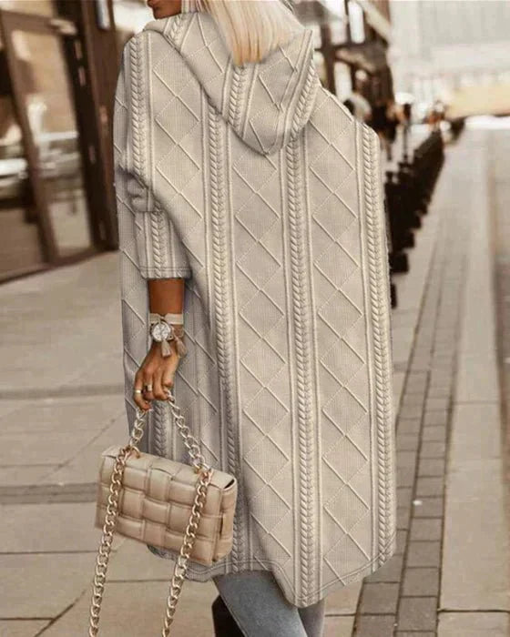 Amara - Cardigan lungo con cappuccio