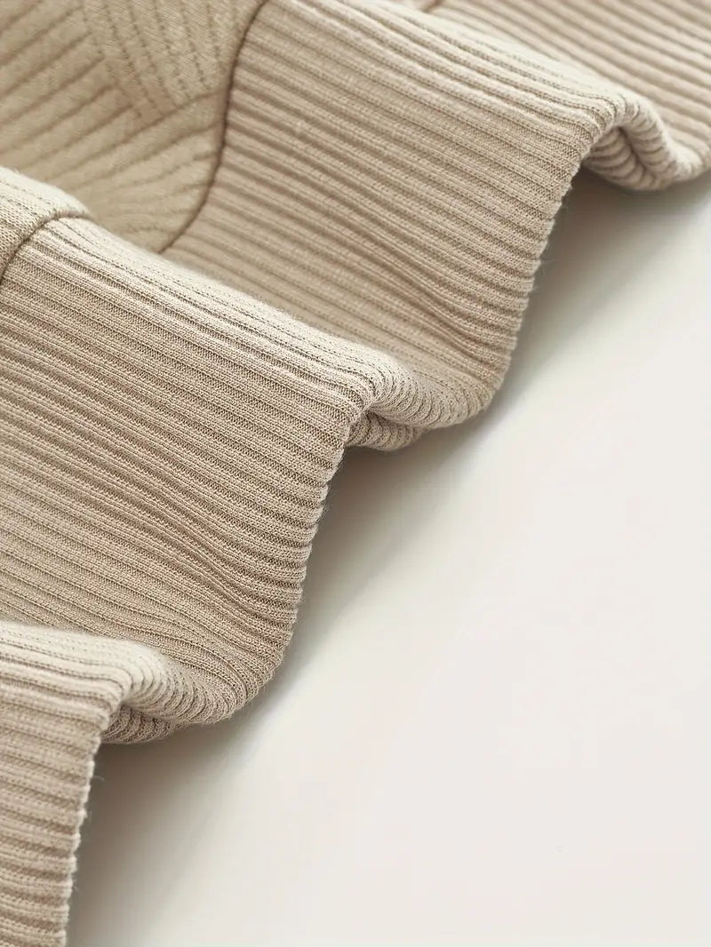 Candreva – Maglione con Zip e Motivo Geometrico