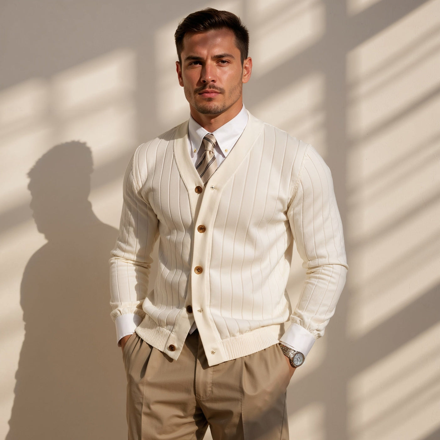 Raphaelo Vinia – Cardigan Italiano di Lusso