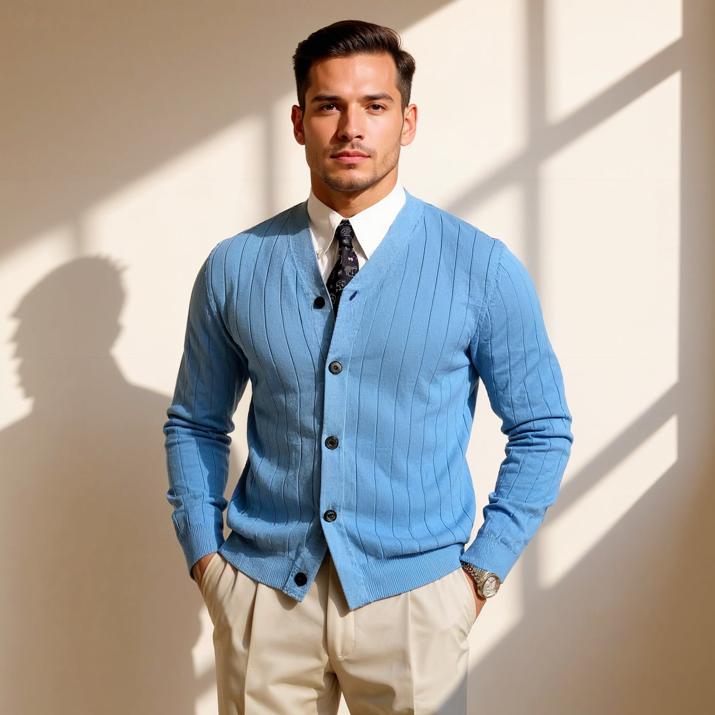 Raphaelo Vinia – Cardigan Italiano di Lusso