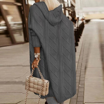 Amara - Cardigan lungo con cappuccio