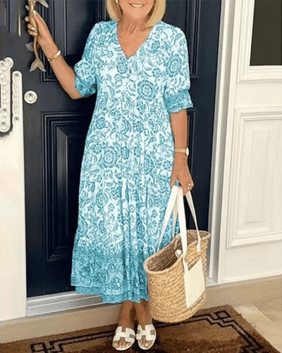 Sandra – Abito midi con scollo a V